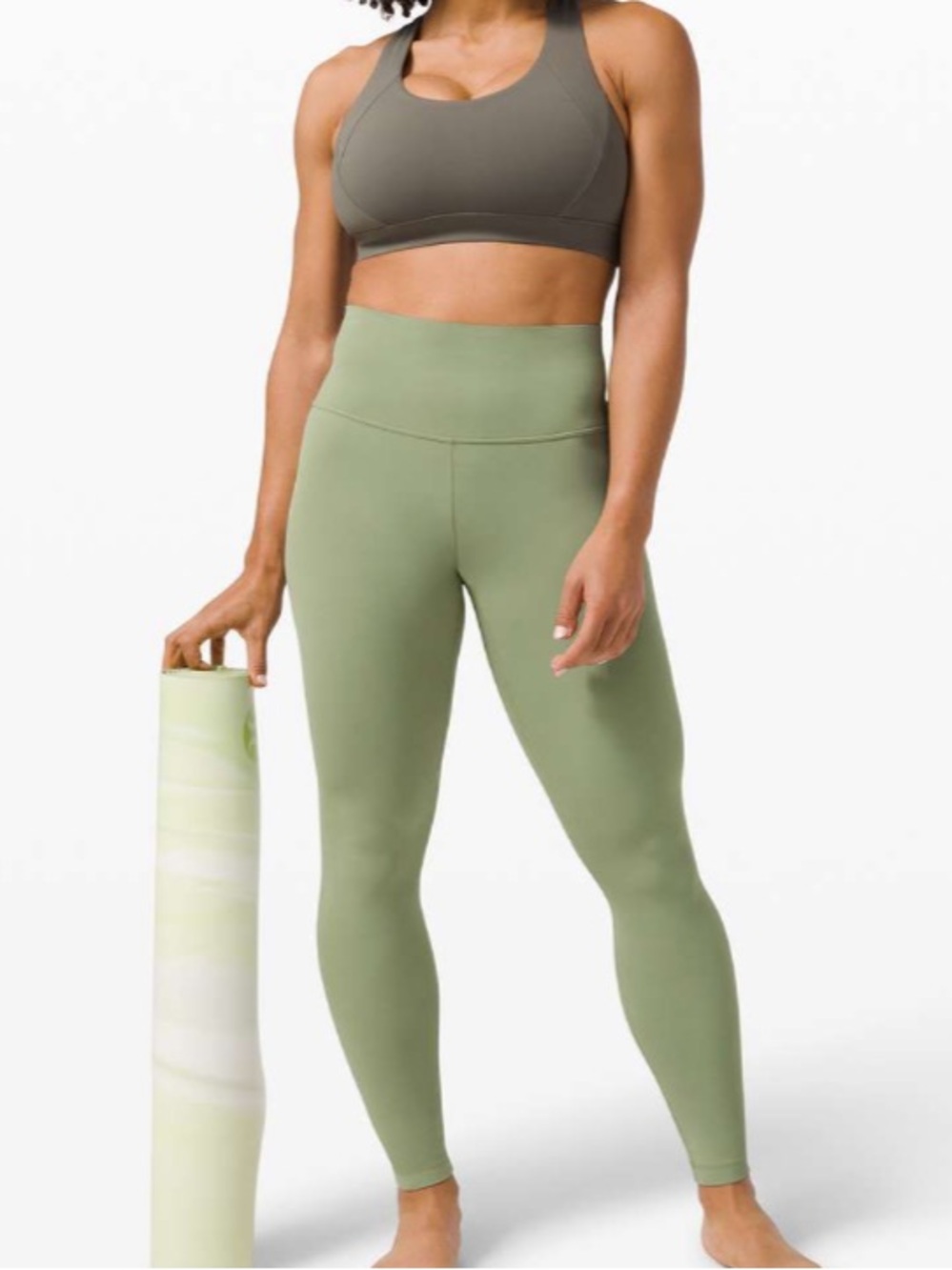 Lululemon Align Pant 25" Willow Green Size 4